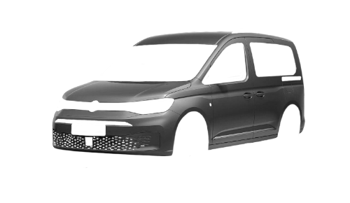 Vw caddy задняя полка